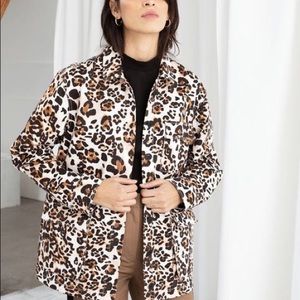 NWT & Other Stories Jacket Leopard Print